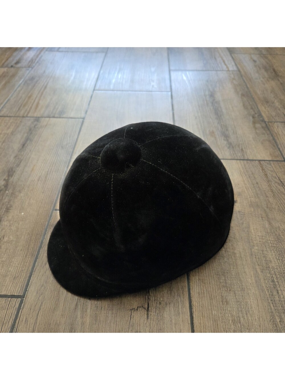 Charles Owen Horse Riding Helmet  Showjumper XP Black velvet  size 59cm 7 1/4
